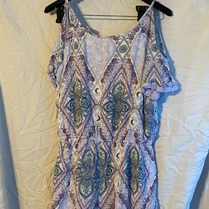 💥girls cold shoulder romper